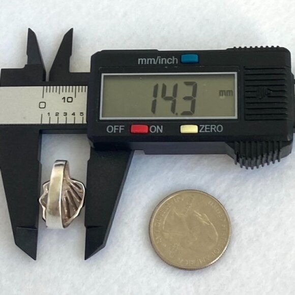 VTG Sterling Silver 925 Diamond Cut Modernist Asymmetric Dome Band Ring Sz 6.5 - Picture 13 of 16